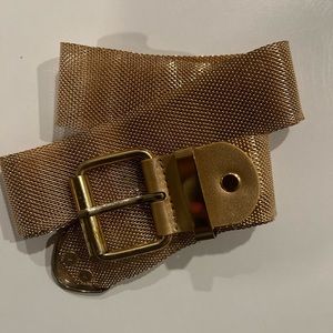 Stylish and Trendy Women's Size Medium Gold Belt - Fashion Accessories